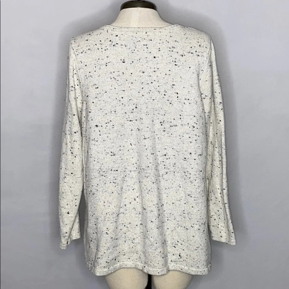 Charter Club Scoop Neck Metallic Thread Sweater - Size 1X - Picture 3 of 5